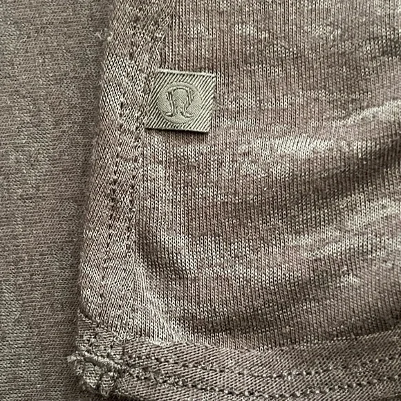 Lululemon Black Burnout Fabric Irregular Hem Top - Picture 5 of 7